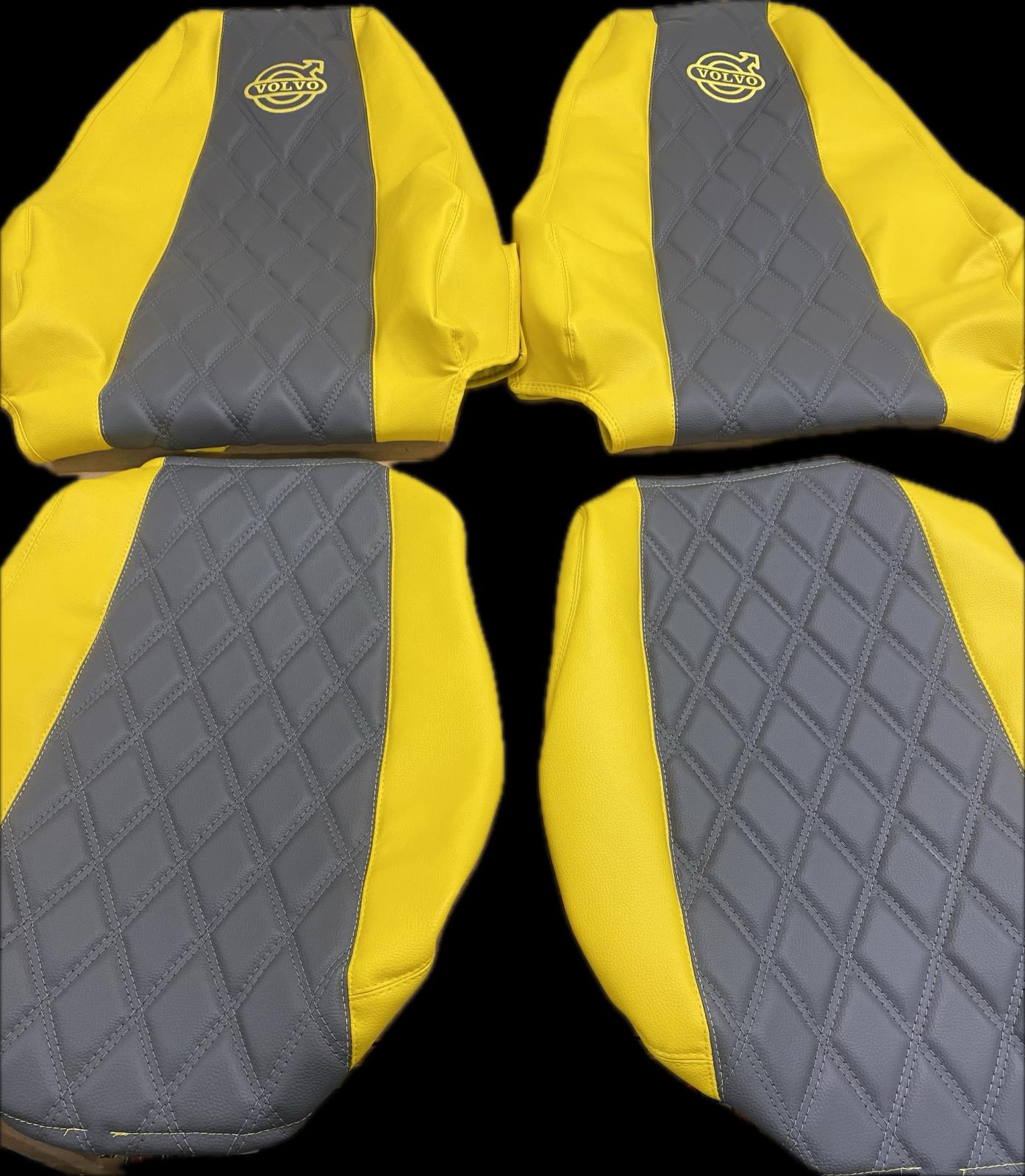 Leatherette seat covers for Volvo FH4/5  Whiterig Truck Curtains